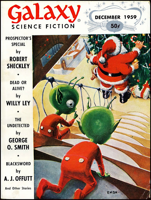 Galaxy Magazine - December 1959 - cover by Ed Emishwiller