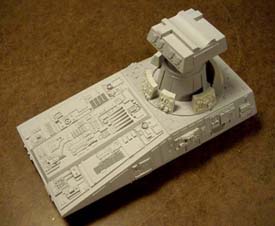 Closeup on antenna module