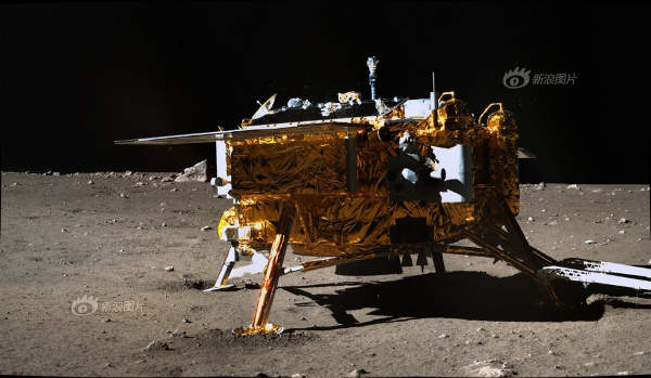 Chang'E 3 on the moon