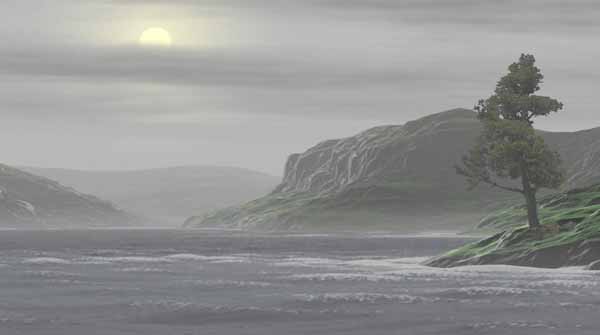 Foggy Bay by Gary Huber. Click here to see more examples of Gary's work.