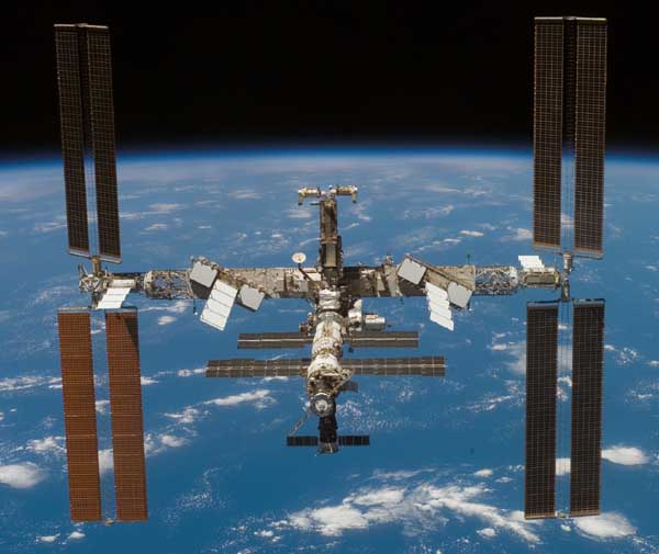 The ISS. Image credit NASA.