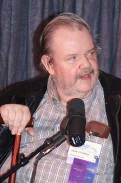 Jack Chalker at the Hour 25 taping. Copyright ©2003 by Suzanne Gibson