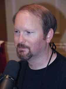 Kevin J. Anderson at ConJose. Copyright © 2002, Suzanne Gibson