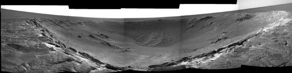 Endurance Crater - another view. Image credit NASA/JPL.