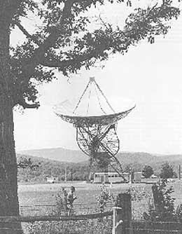 The Project OZMA radio telescope.