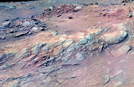 Methuselah - close up - false color. Image credit NASA/JPL.