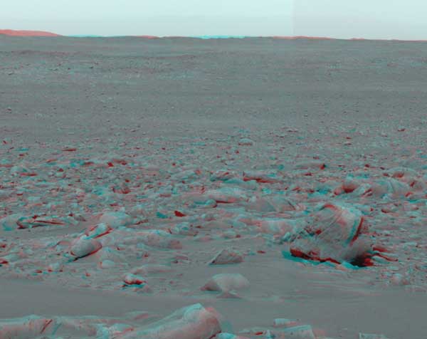 A pan image in 3D. Image credit NASA/JPL.