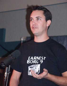 Wil Wheaton at the Hour 25 taping.  Copyright ©2003 by Suzanne Gibson